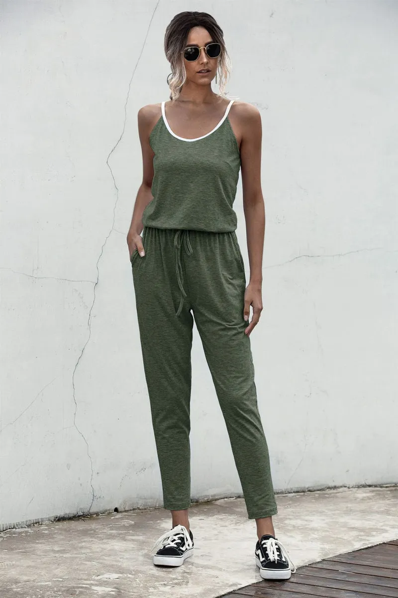 Jaylin Contrast Cami Jumpsuit