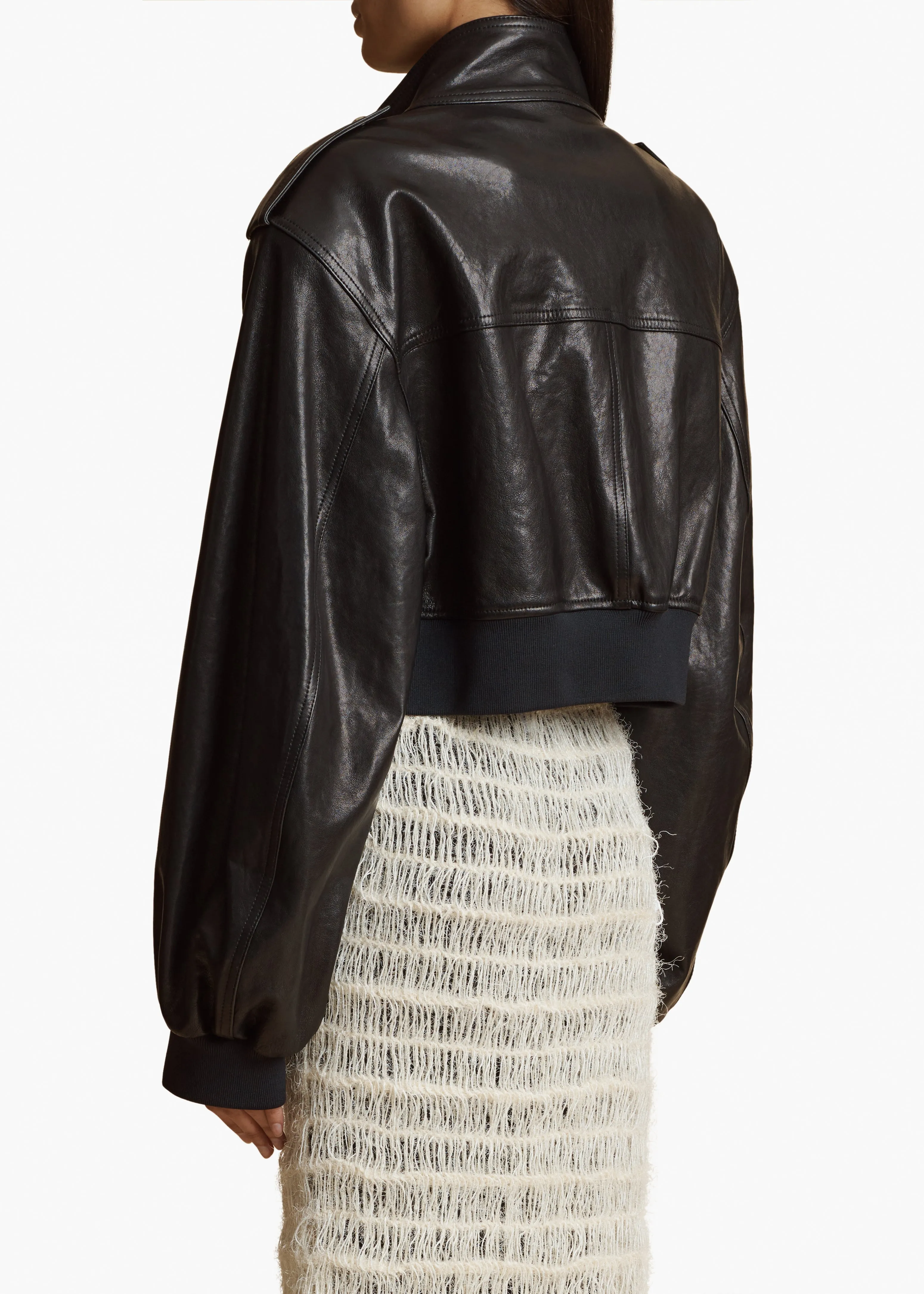 Kember Jacket in Black Leather