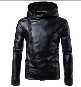 Korean Style Slim Fit Genuine Leather Jacket