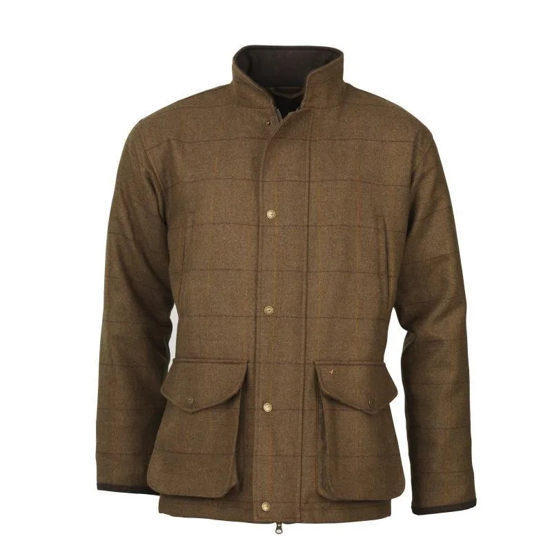 Laksen Chatsworth CTX Waterproof Tweed Mens Shooting Coat - Firle Tweed