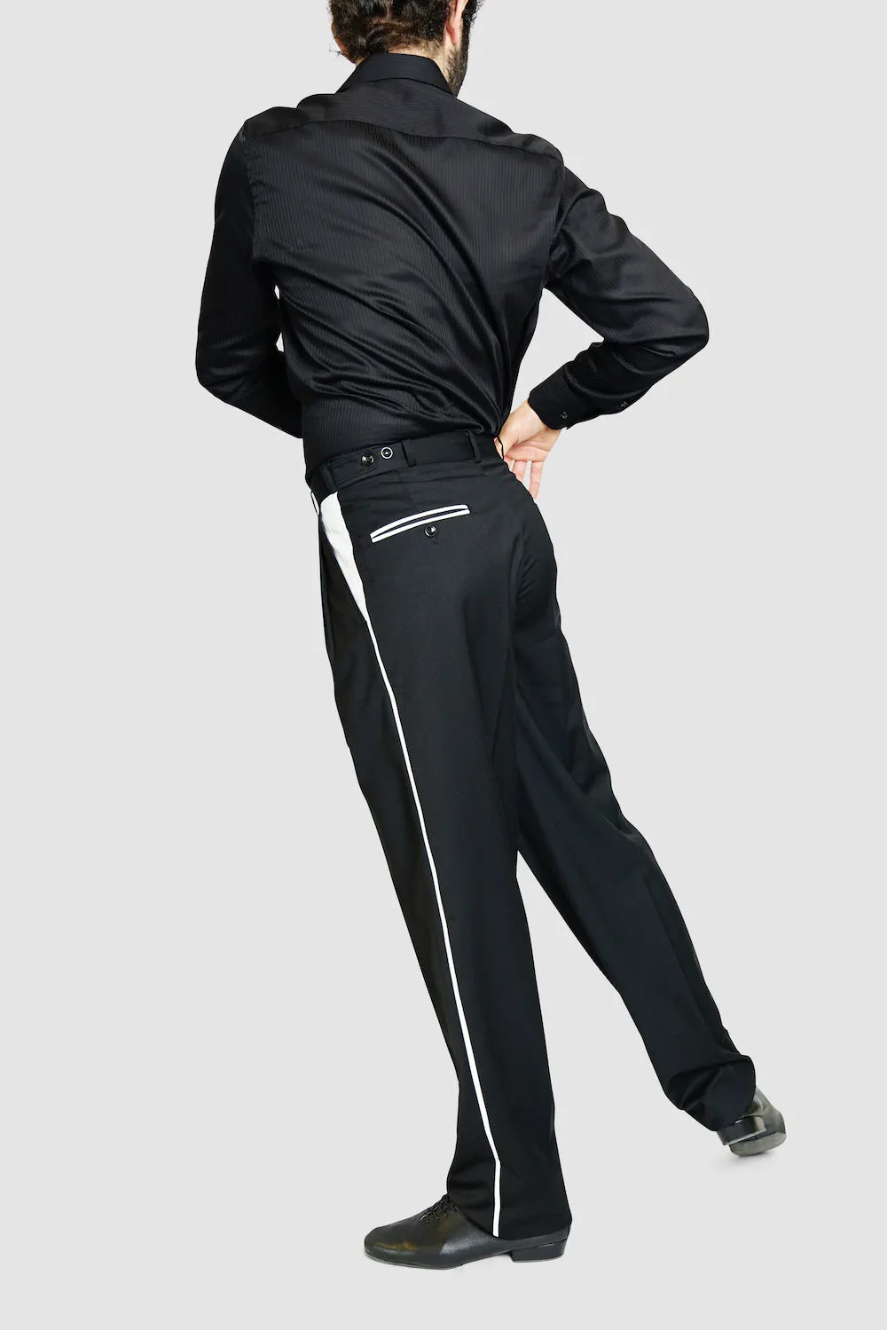 Line Tango Pants, Black and White