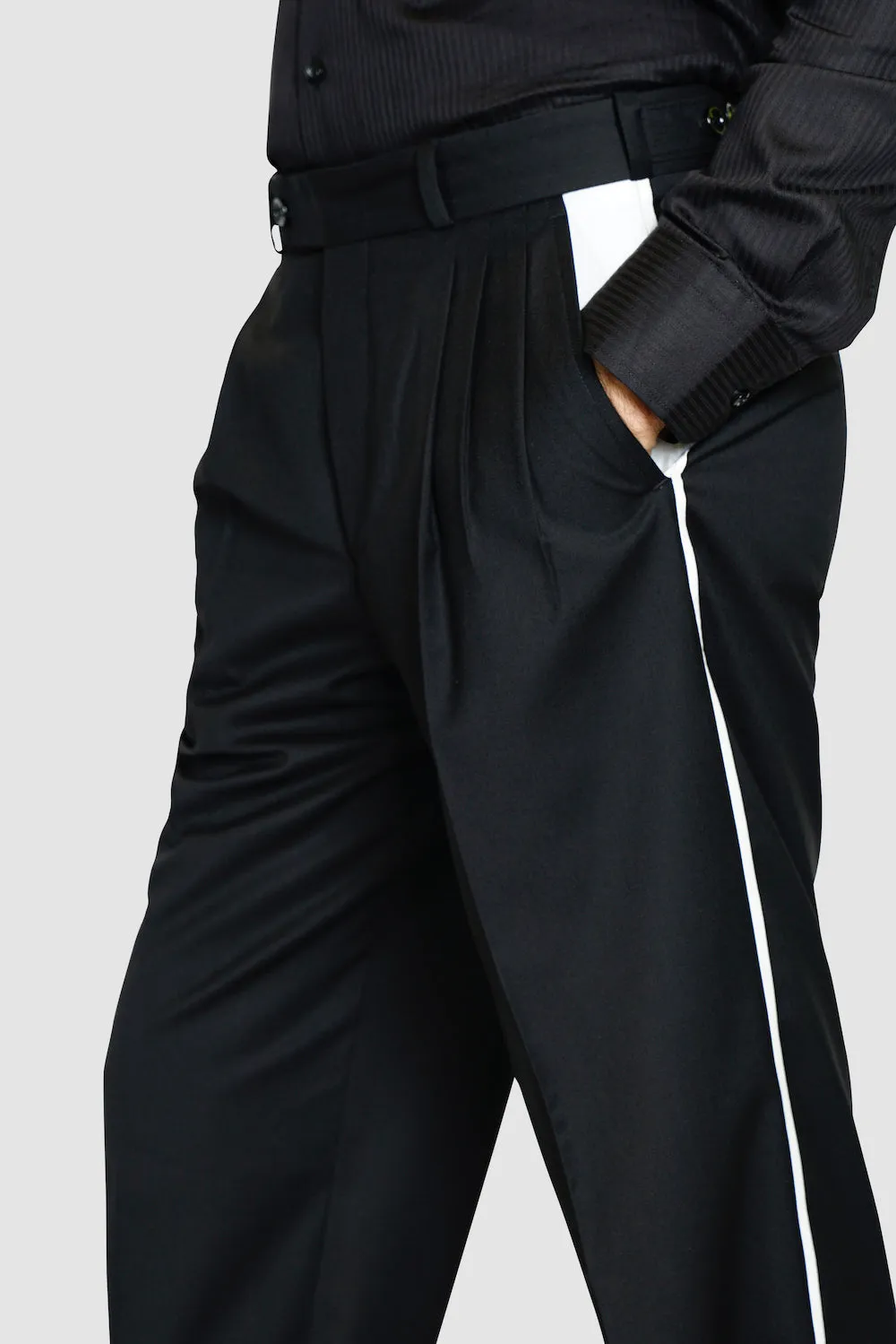 Line Tango Pants, Black and White