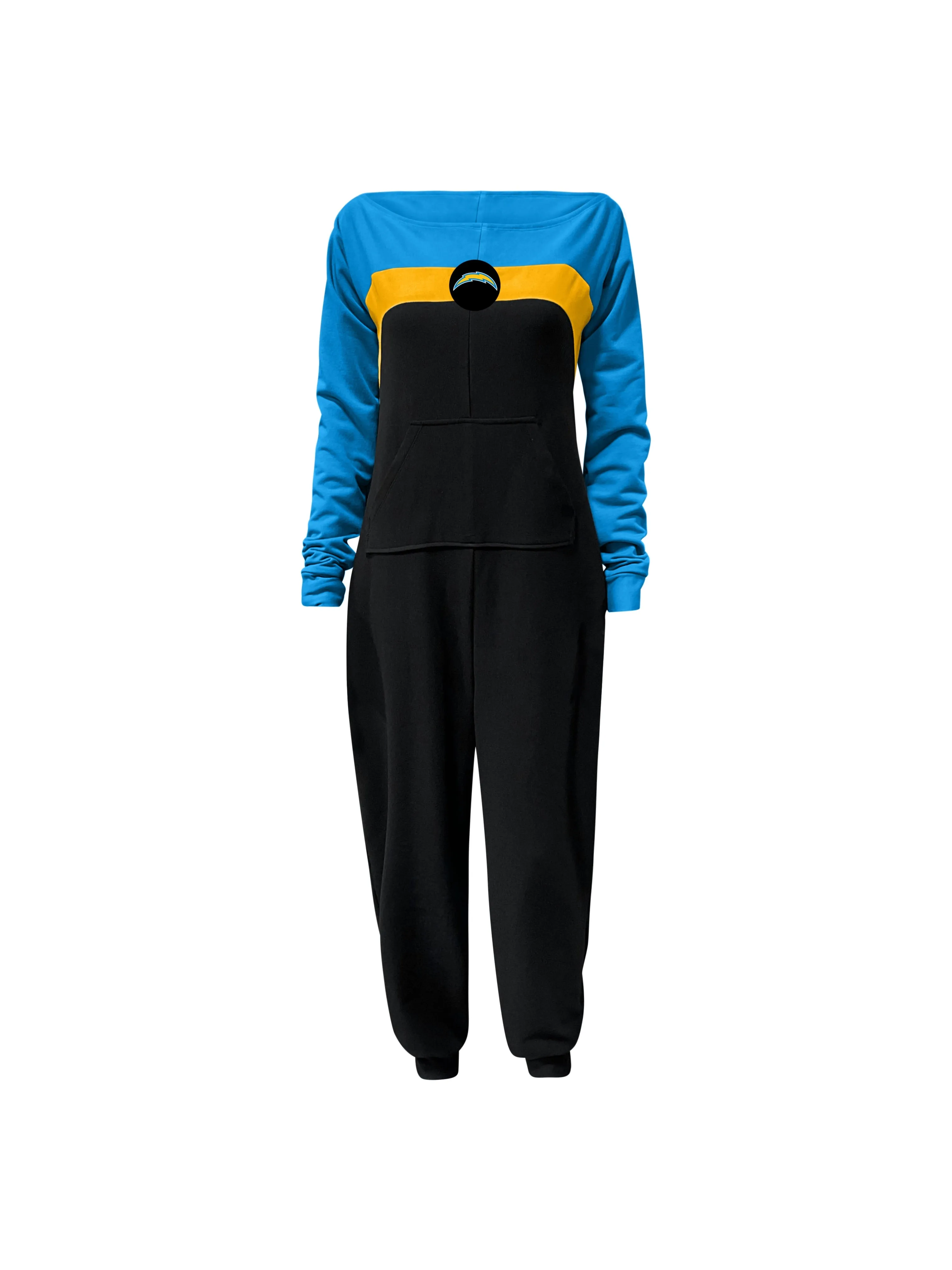 Los Angeles Chargers Color Block Jumpsuit