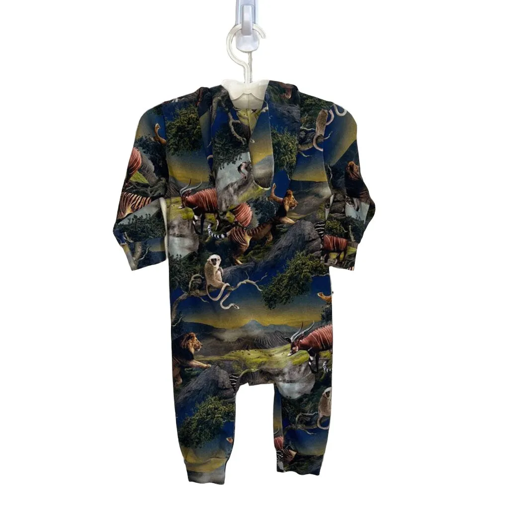 LS Hooded Jumpsuit - Jungle