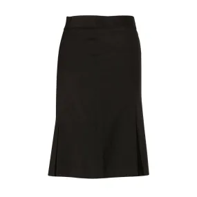 M9473 Women's Wool Blend Strecth Pleated Skirt