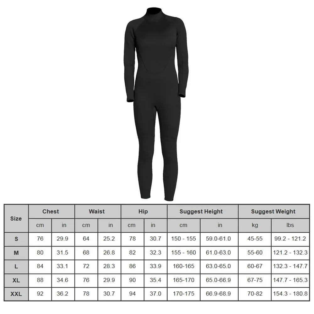 Men Women's Diving Suit 2mm Full Body Wetsuit S-XXL Swimming Surfing Diving Snorkeling Suit Back Zip Jumpsuit MY057 Diving Suit