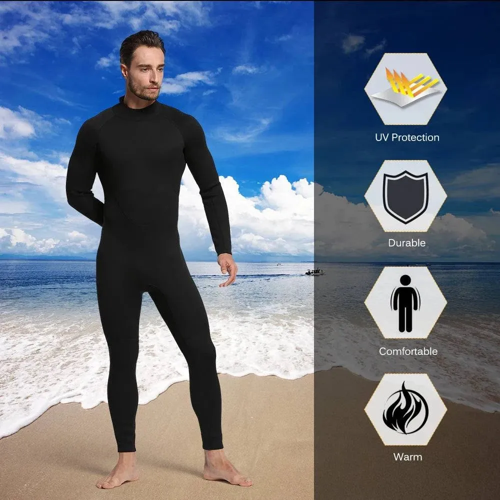 Men Women's Diving Suit 2mm Full Body Wetsuit S-XXL Swimming Surfing Diving Snorkeling Suit Back Zip Jumpsuit MY057 Diving Suit