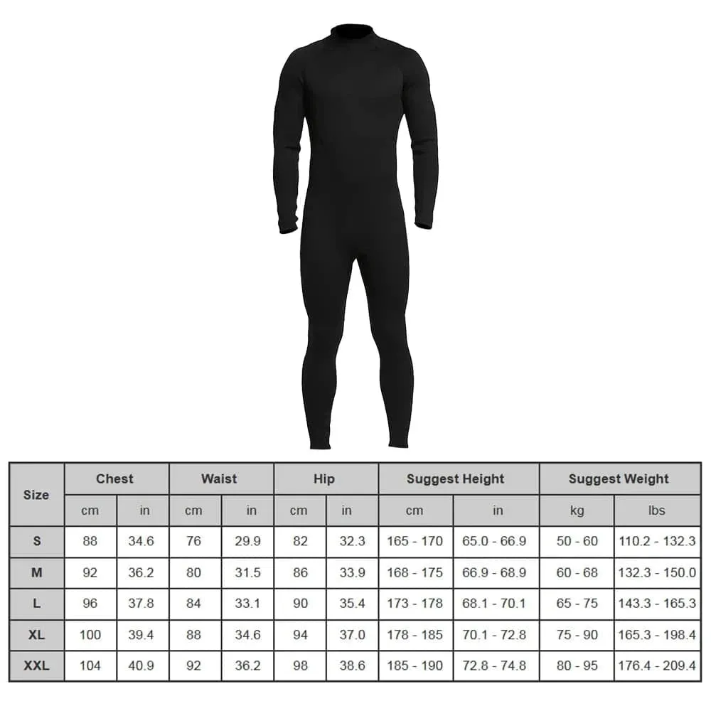 Men Women's Diving Suit 2mm Full Body Wetsuit S-XXL Swimming Surfing Diving Snorkeling Suit Back Zip Jumpsuit MY057 Diving Suit