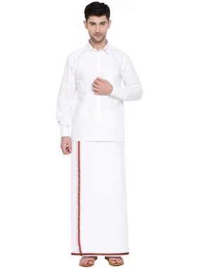 Mens Anti-Viral BB Dhoti & Full Sleeves Shirt Set