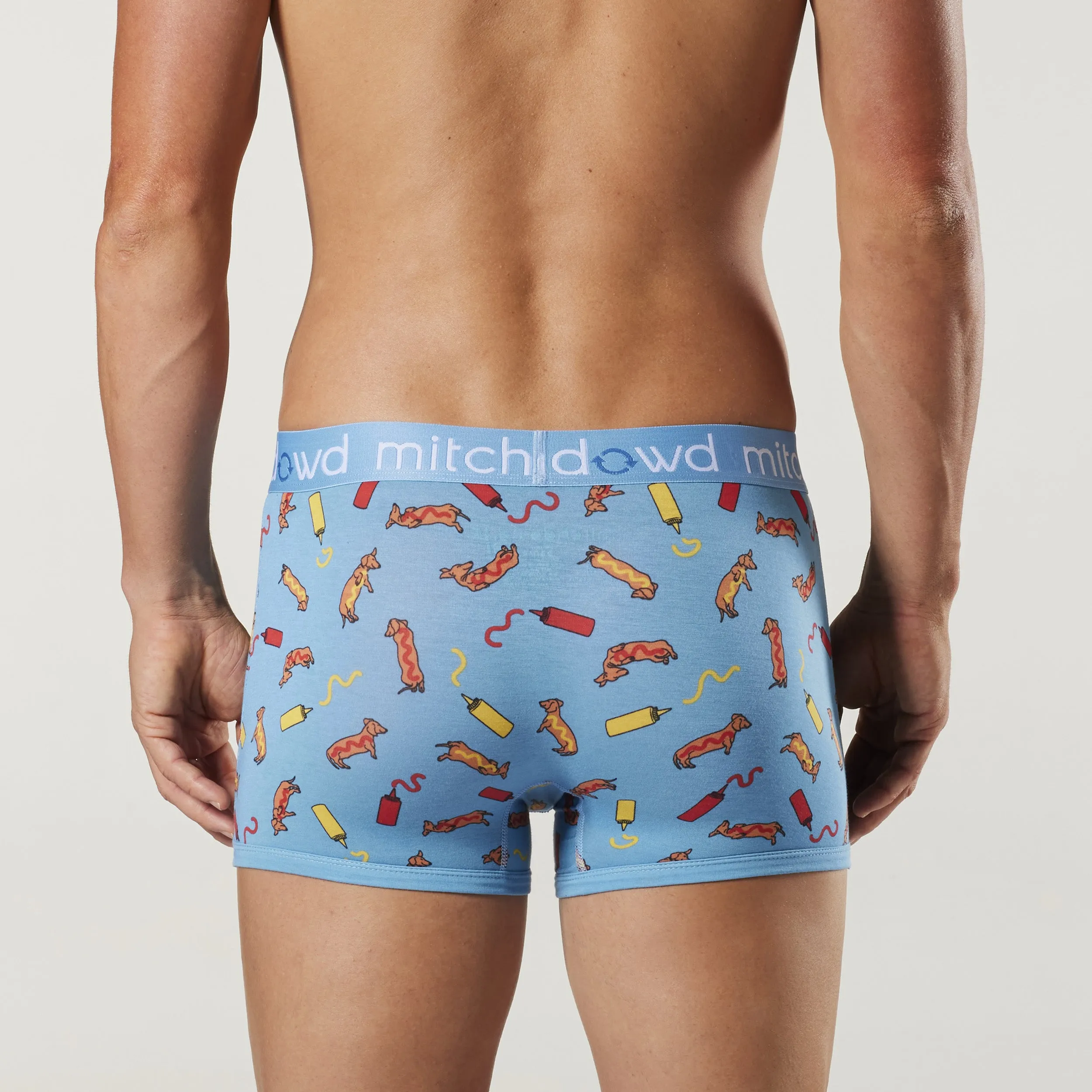 Men's Hot Dogs Bamboo Trunk - Blue