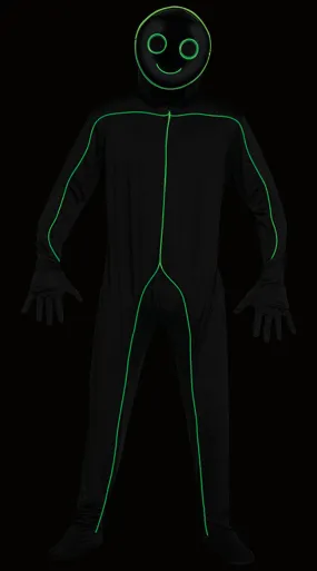 Men's Light Up Sticky Steve Costume