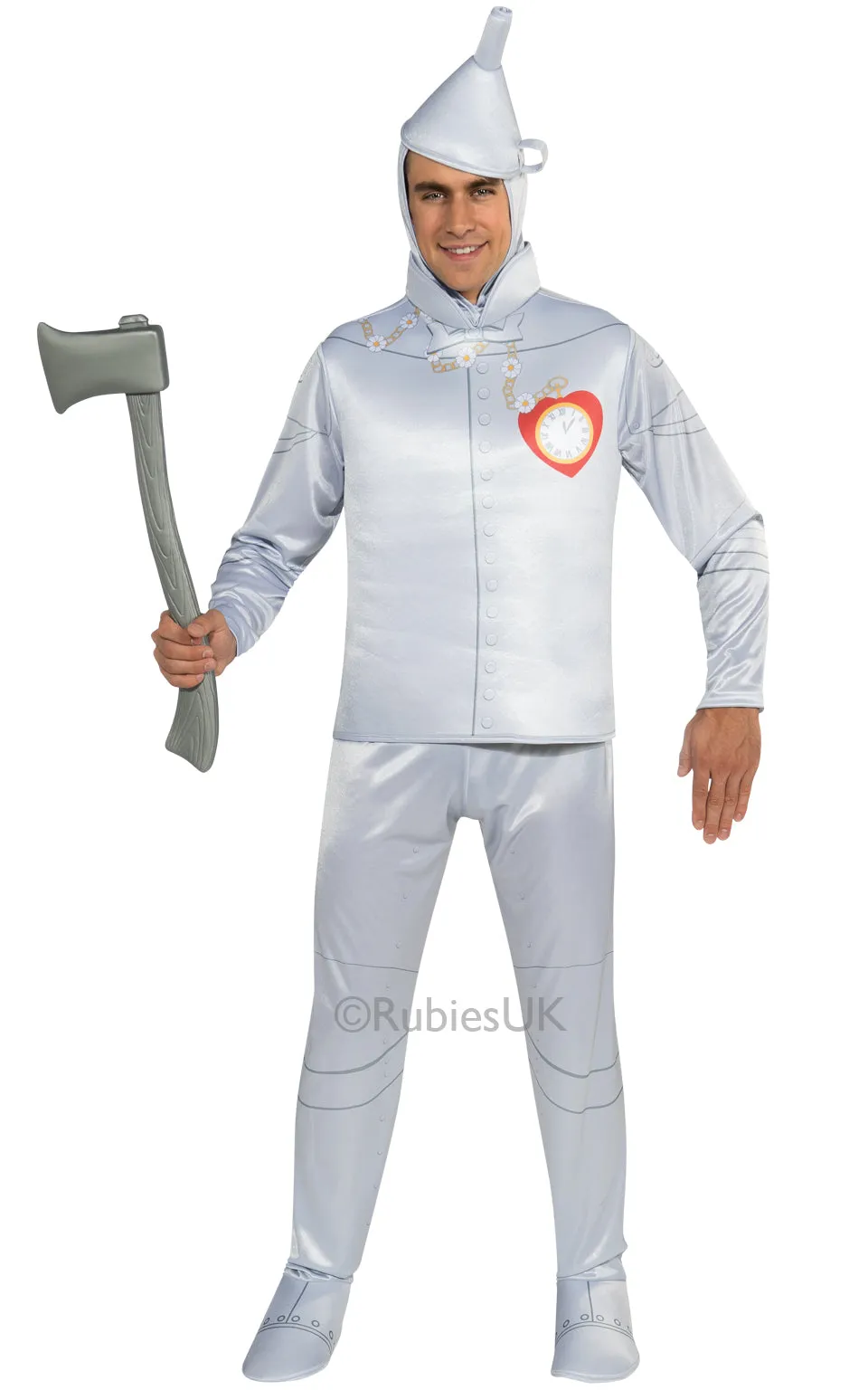 Men's Tin Man Wizard of Oz Fancy Dress Tinman Book Week Costume