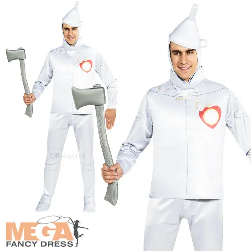 Men's Tin Man Wizard of Oz Fancy Dress Tinman Book Week Costume