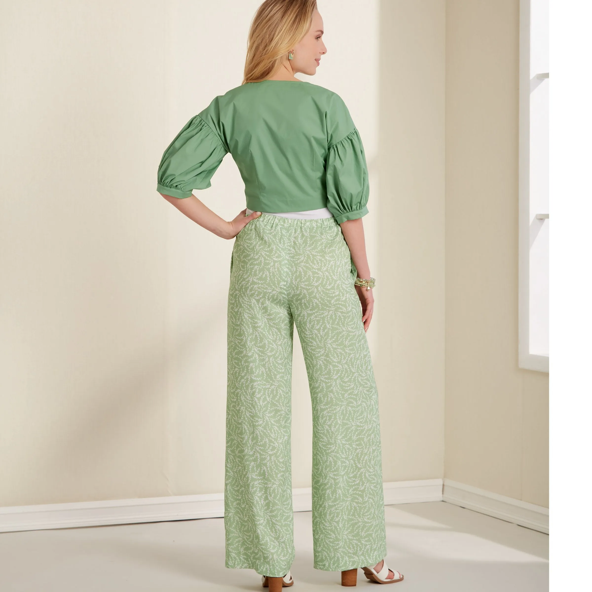 New Look Sewing Pattern 6677 Misses' Cropped Jacket and Trousers