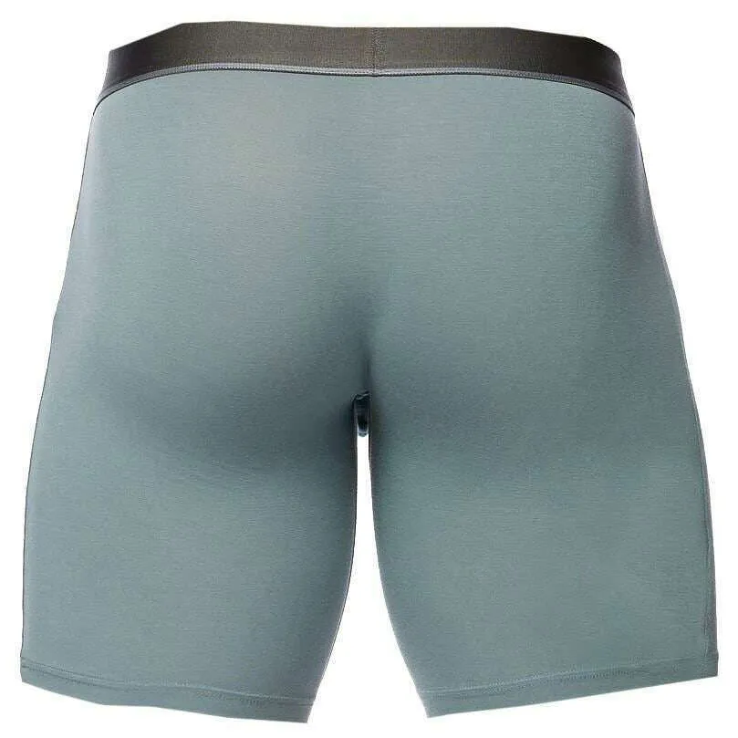 Obviously PrimeMan Boxer Brief 9inch Leg - Slate Grey