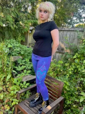 One-Of-A-Kind Hand Painted Leggings