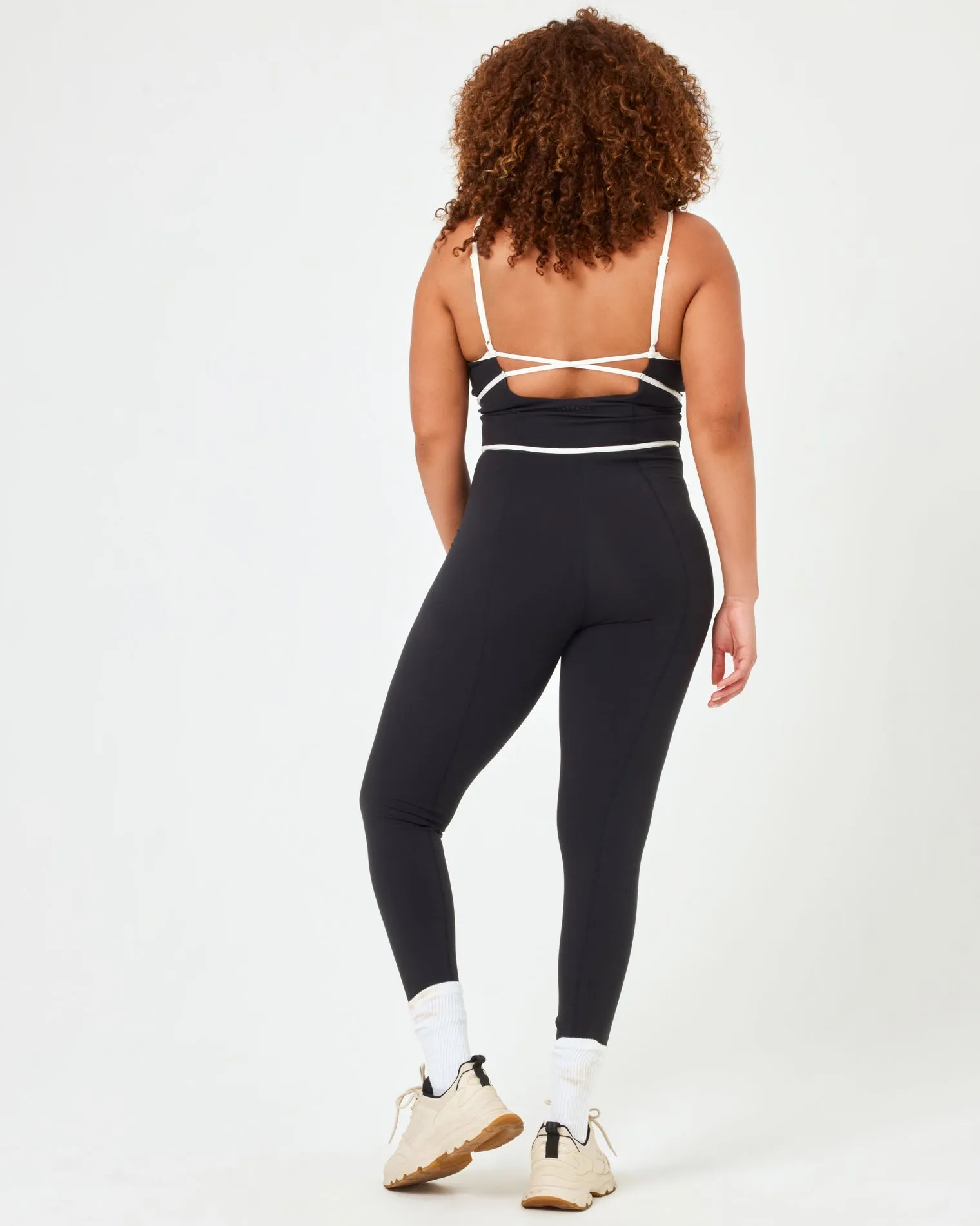 *Online Exclusive* <br> LSPACE ACTIVE Ace Jumpsuit - Black/Cream