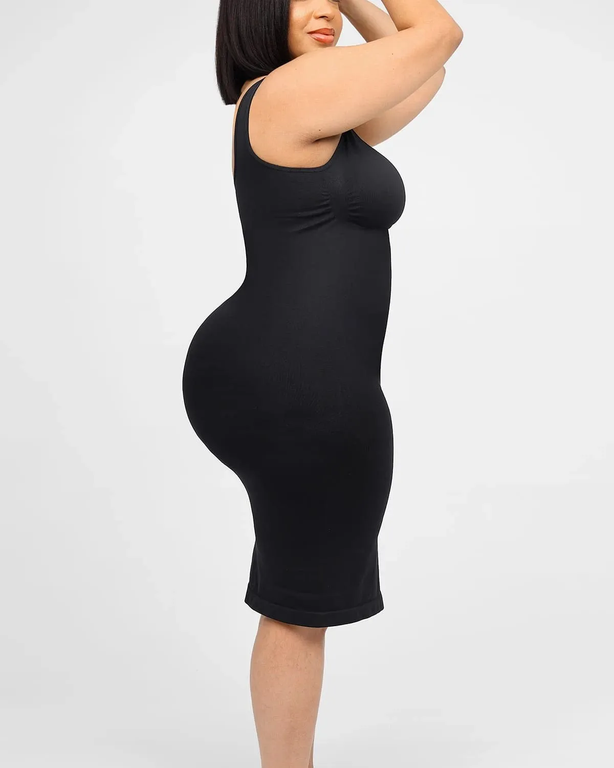 Plus Curve Midi Shaping Dress