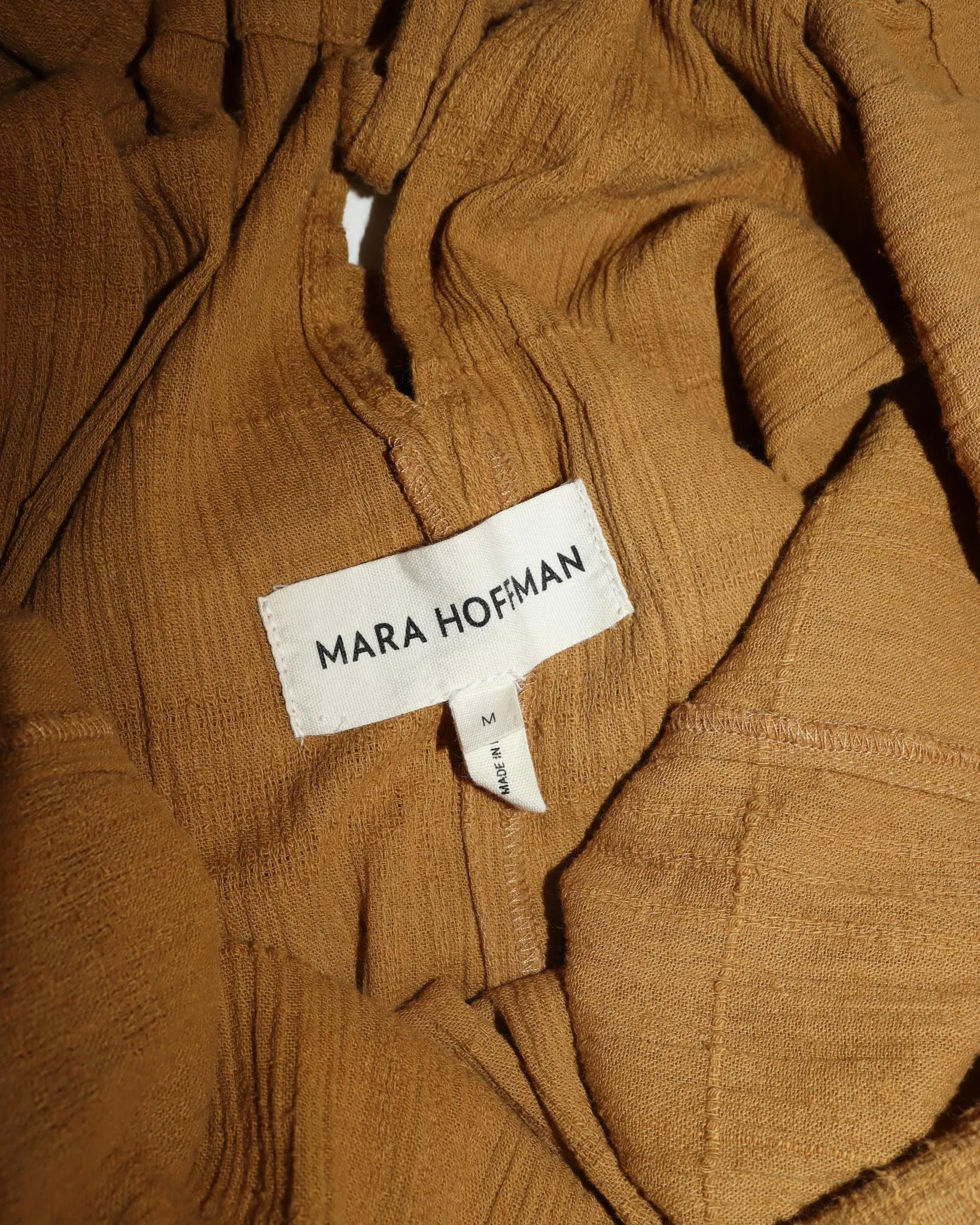 Pre-owned: Mara Hoffman Caroline Jumpsuit in Trench