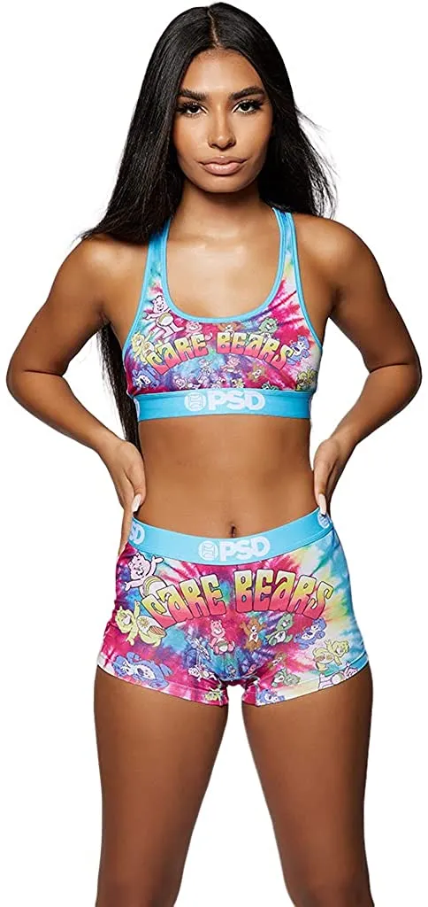 PSD Underwear Women's Care Bears Athletic Fit Sports Bra with Wide elastic band