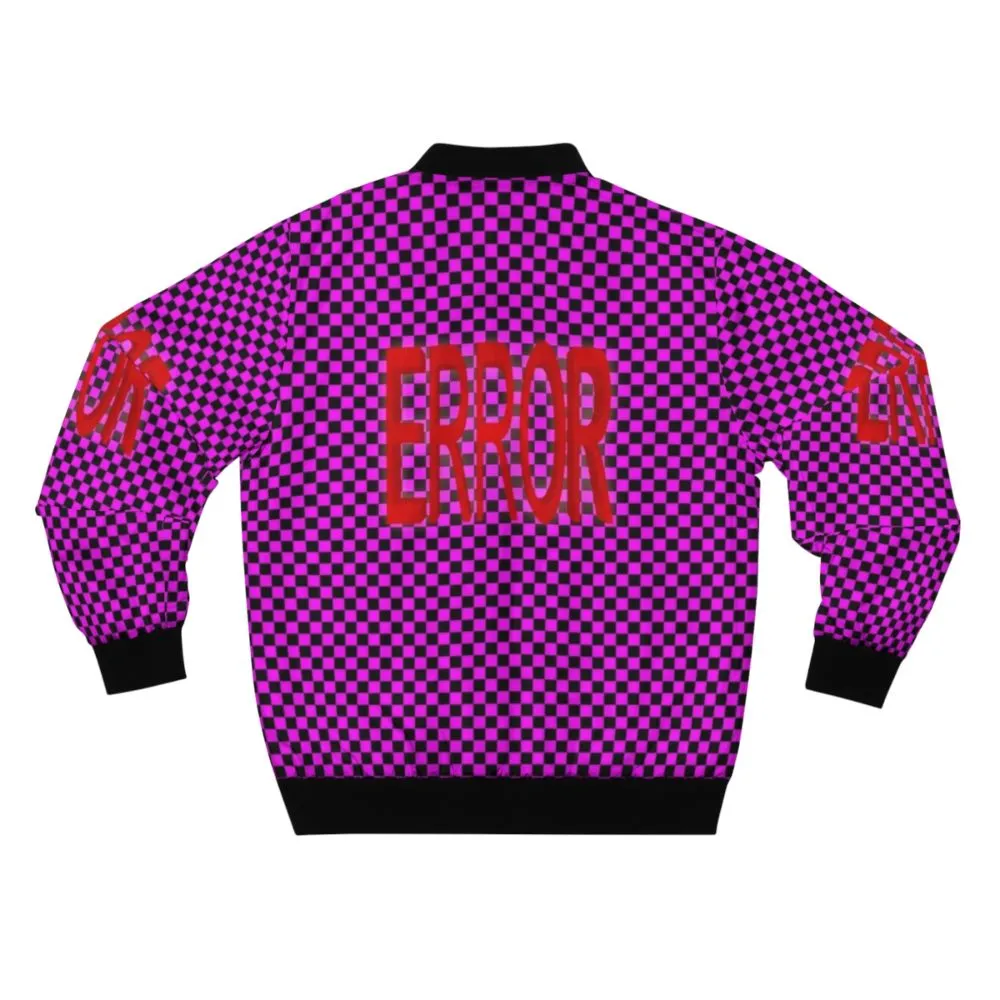 "Error Glitch Bomber Jacket - Video Game Inspired Outerwear"