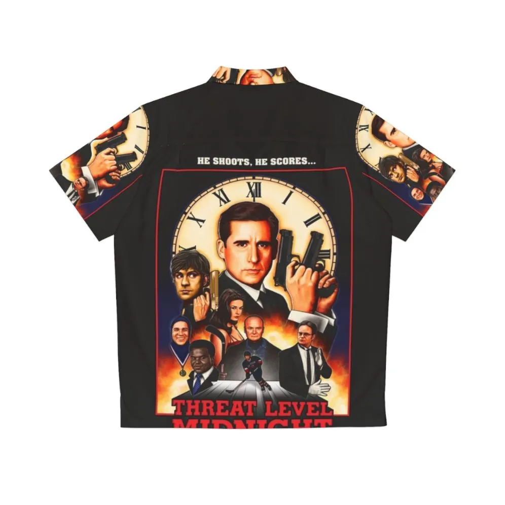 "Threat Level Midnight Hawaiian Shirt - The Office Inspired Apparel"