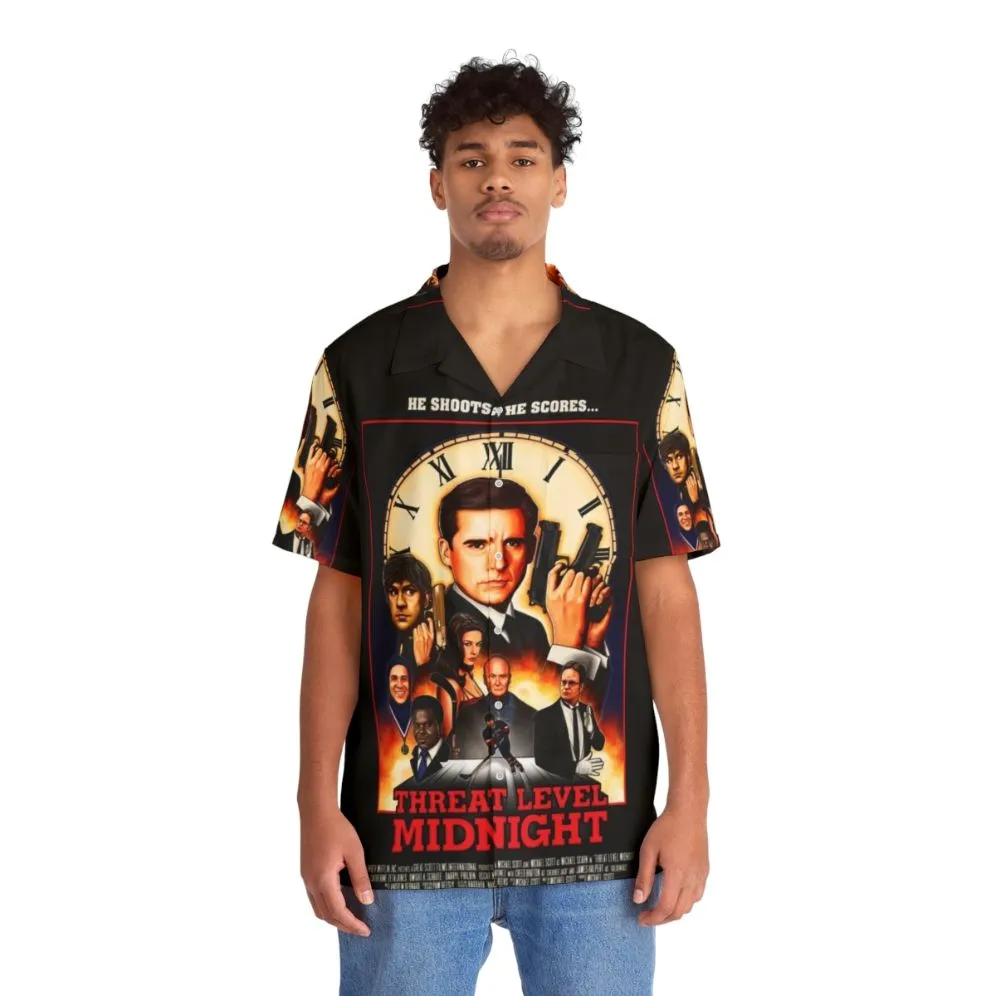 "Threat Level Midnight Hawaiian Shirt - The Office Inspired Apparel"