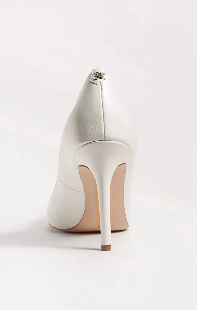 Sam Edelman Hazel Heel ~ Bright White Leather