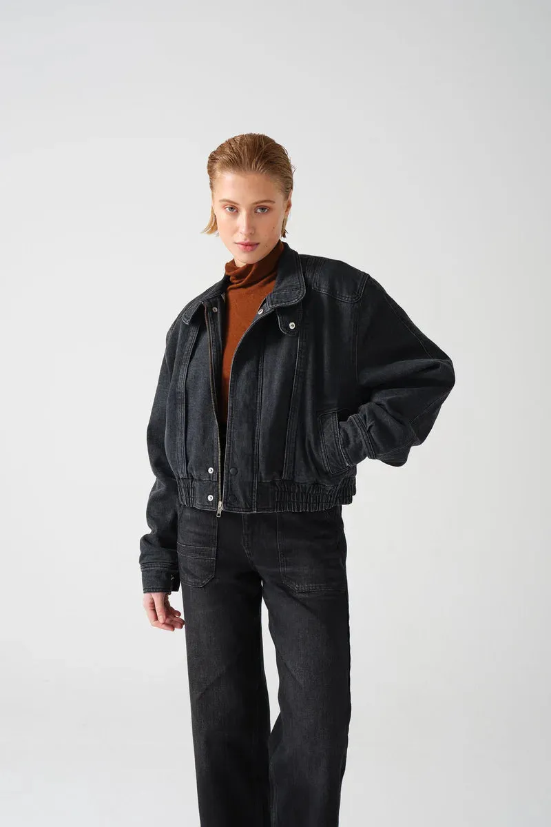 Seventy   Mochi Juno Jacket Washed Black