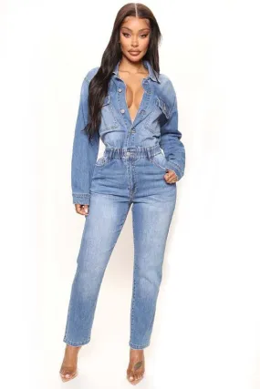 SEXY DENIM JUMPSUIT