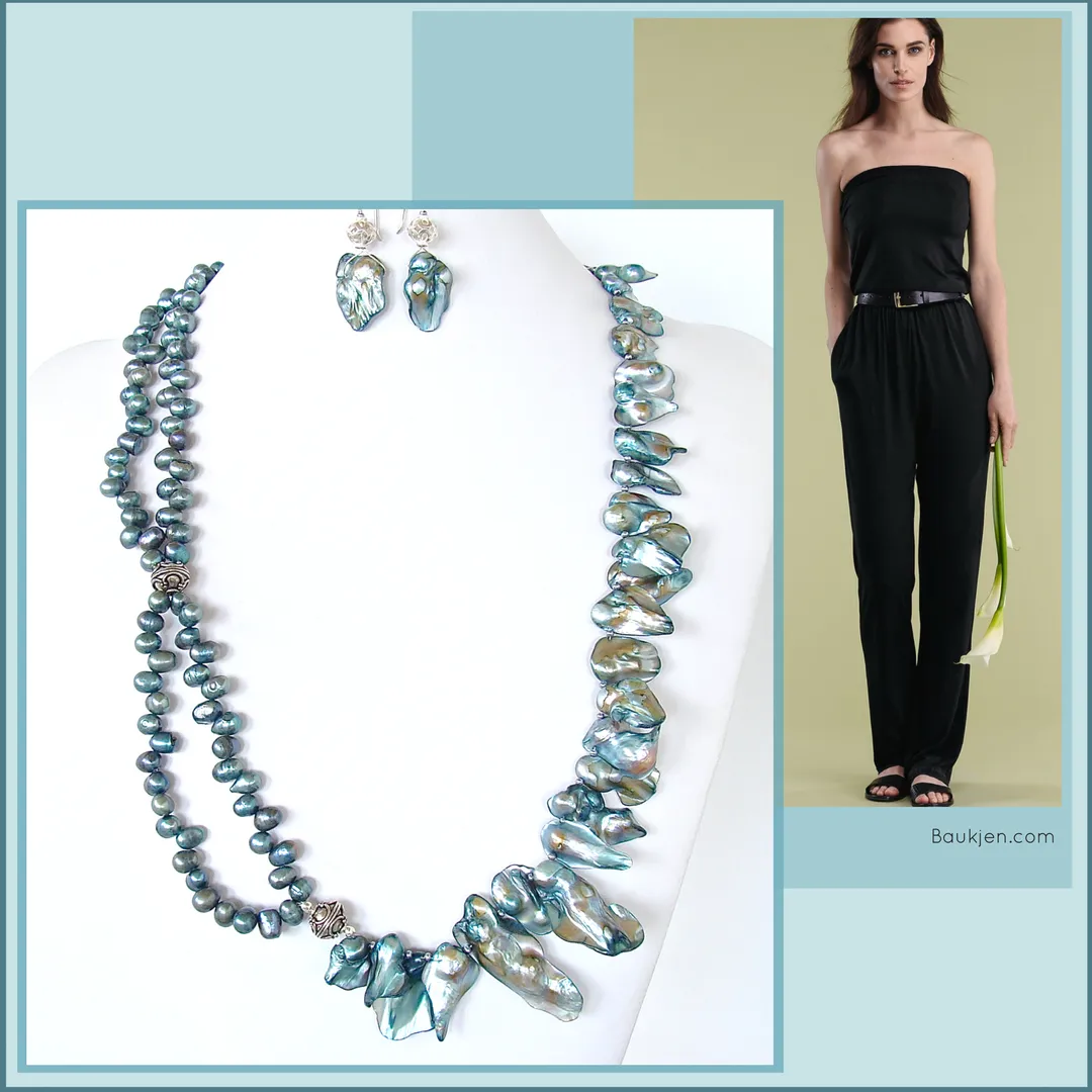 Sirene: Ocean Inspired Pearl Statement Necklace