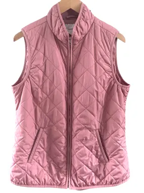 Soft Summer Rose Dust Quilted Puffer Vest