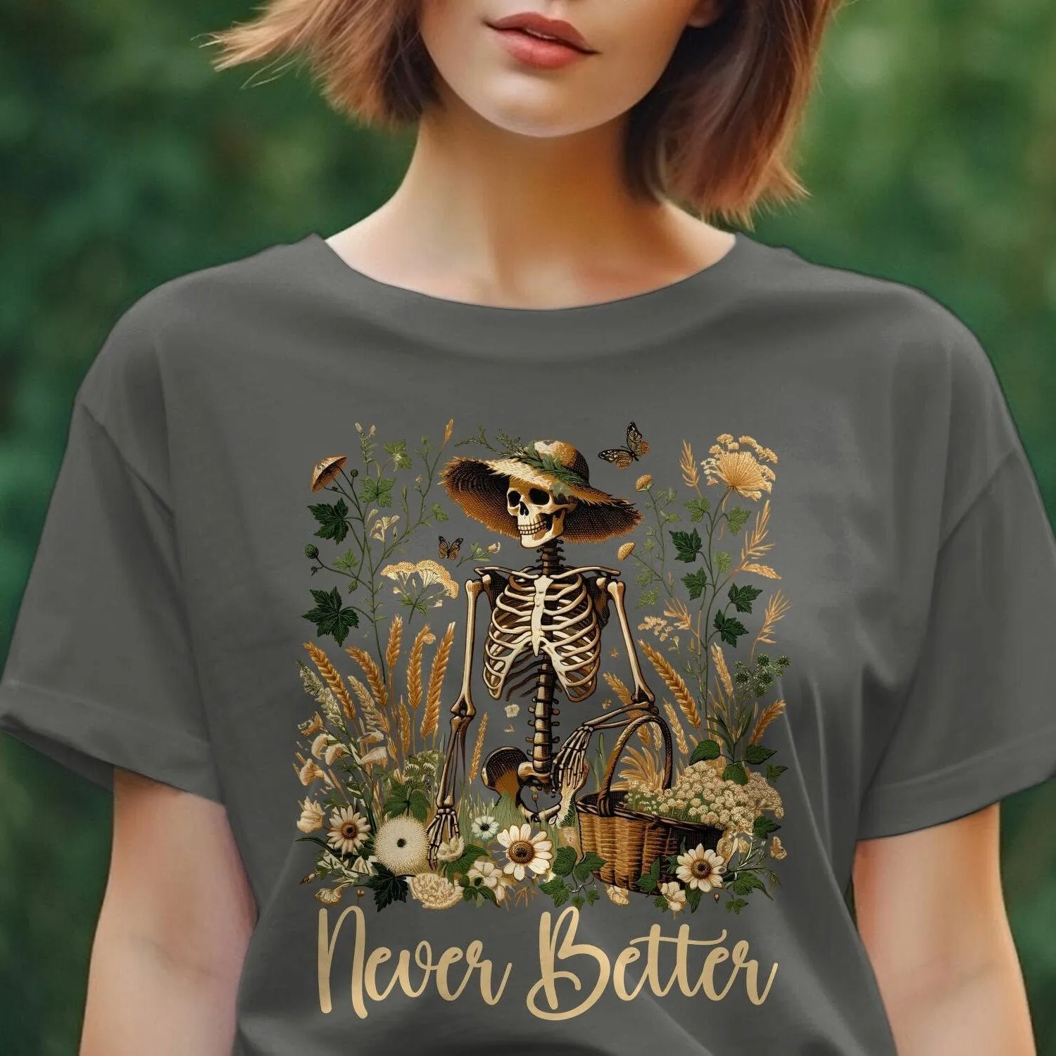 Staying Alive Shirt, Trendy Coffee Shirt, Funny Skeleton T-Shirt, Coffee Lovers Gift Skull, Mother's Day, Women Comfort Colors Tee