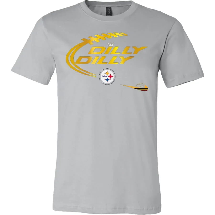 Steelers Shirt "Dilly Dilly" Mens Womens| NFL Pittsburgh Steelers Super Bowl T Shirts (6 Colors)