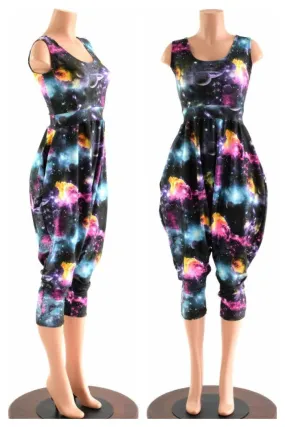 Tank Top Drop Crotch Harem Jumpsuit