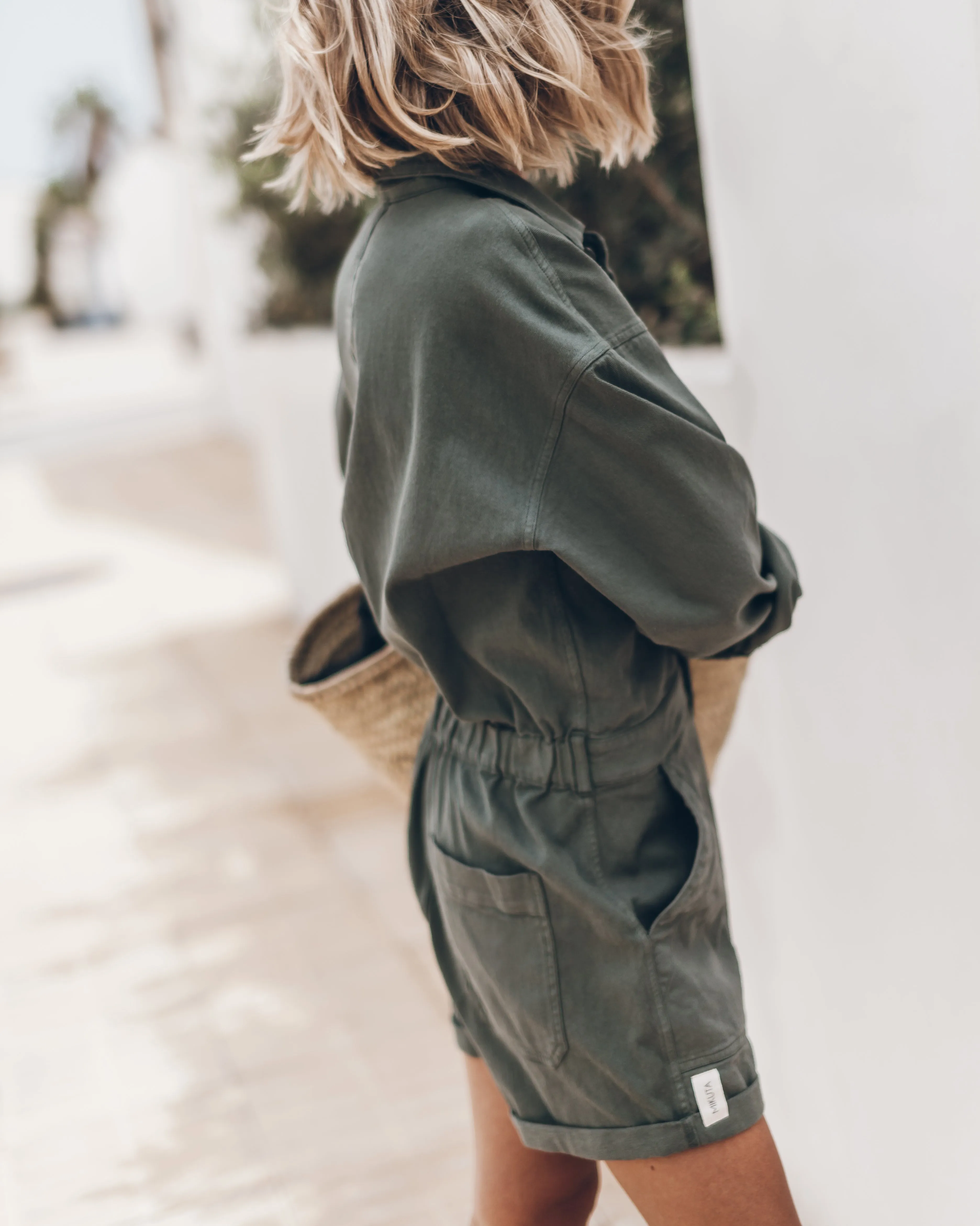 The Green Short Jumpsuit