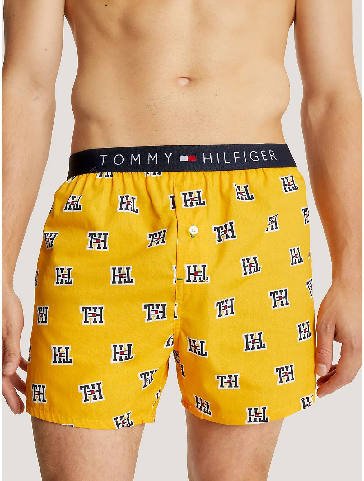 Tommy Hilfiger Men's Slim Fit Fashion Woven Boxer