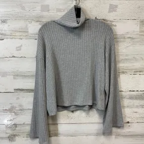 Top Long Sleeve By ENZA COSTA In Grey, Size: S