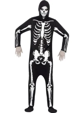 Unisex Skeleton Halloween Fancy Dress Costume