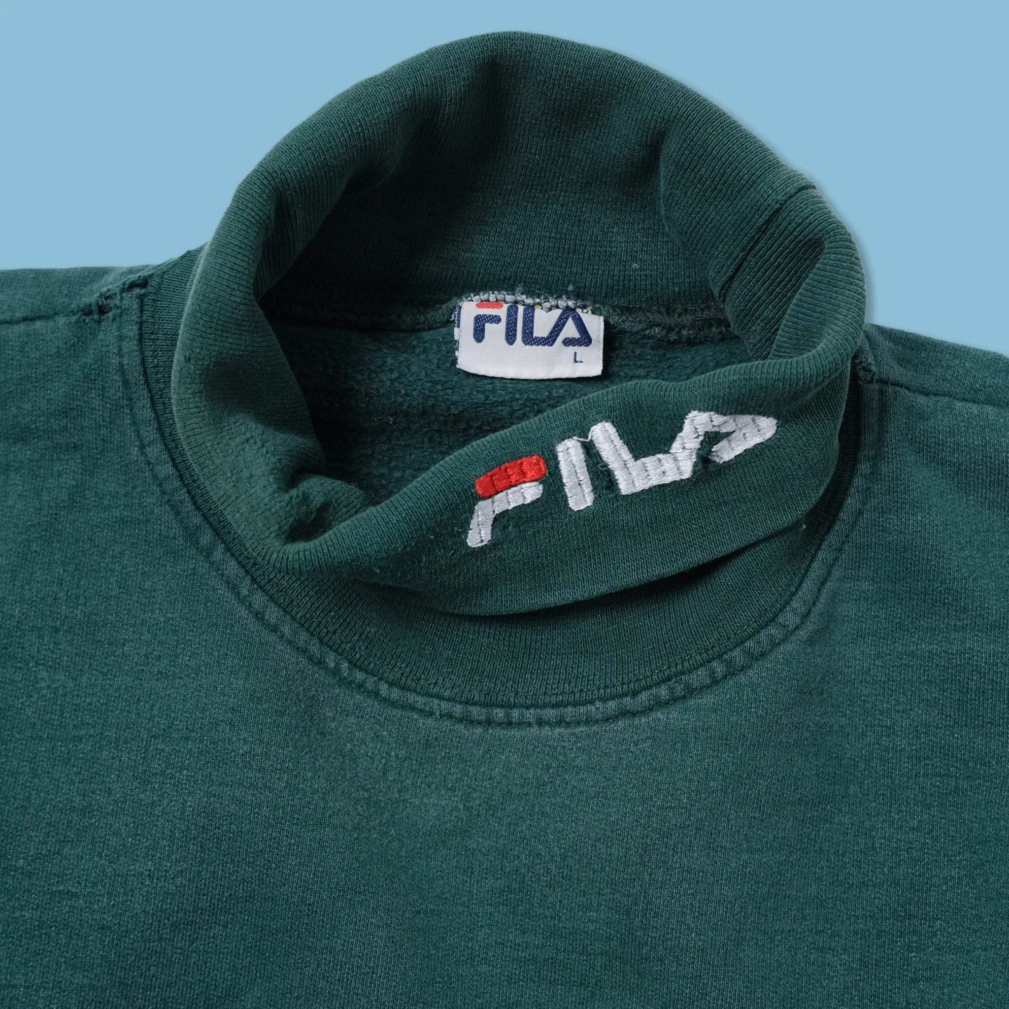 Vintage Fila Turtleneck Sweater Medium / Large