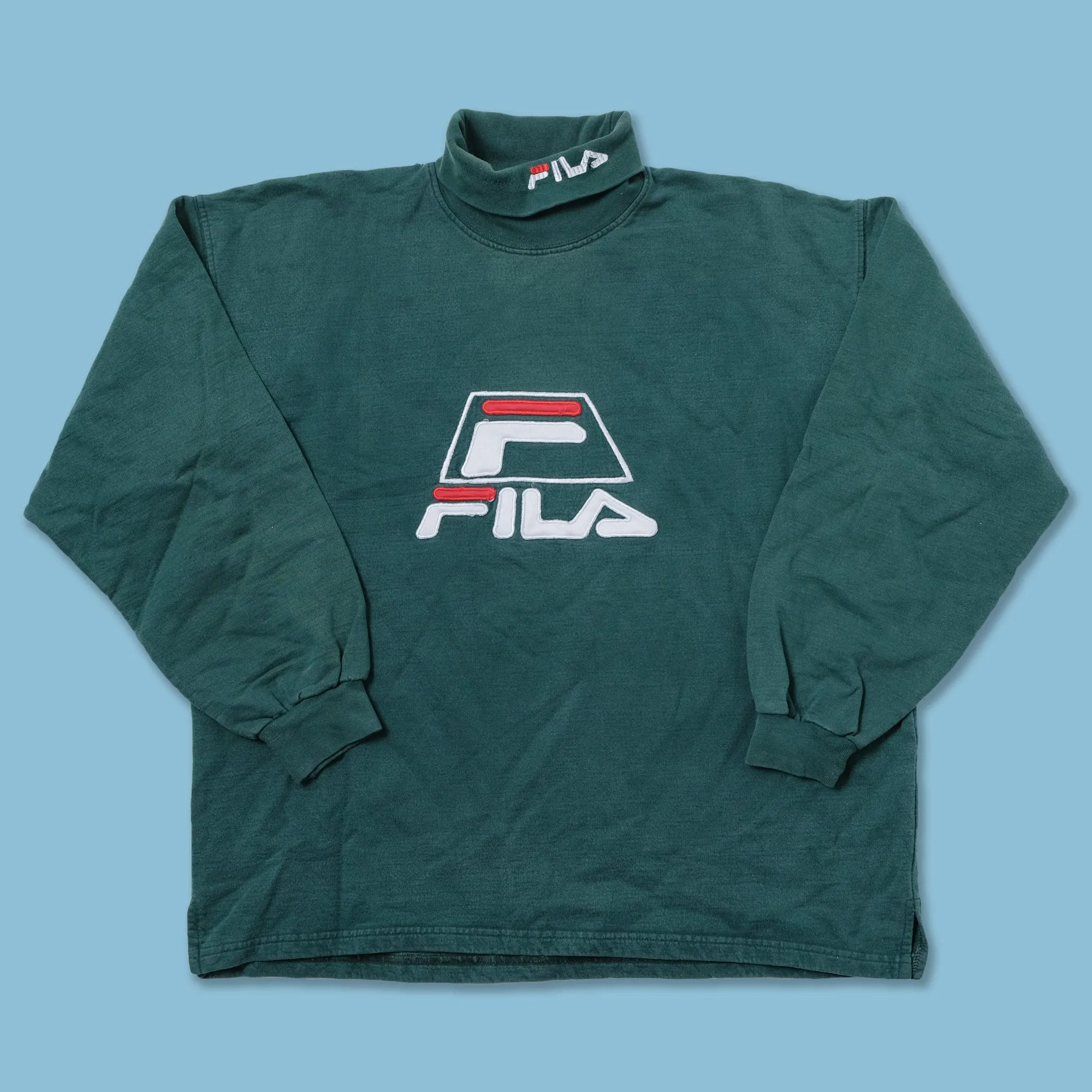 Vintage Fila Turtleneck Sweater Medium / Large