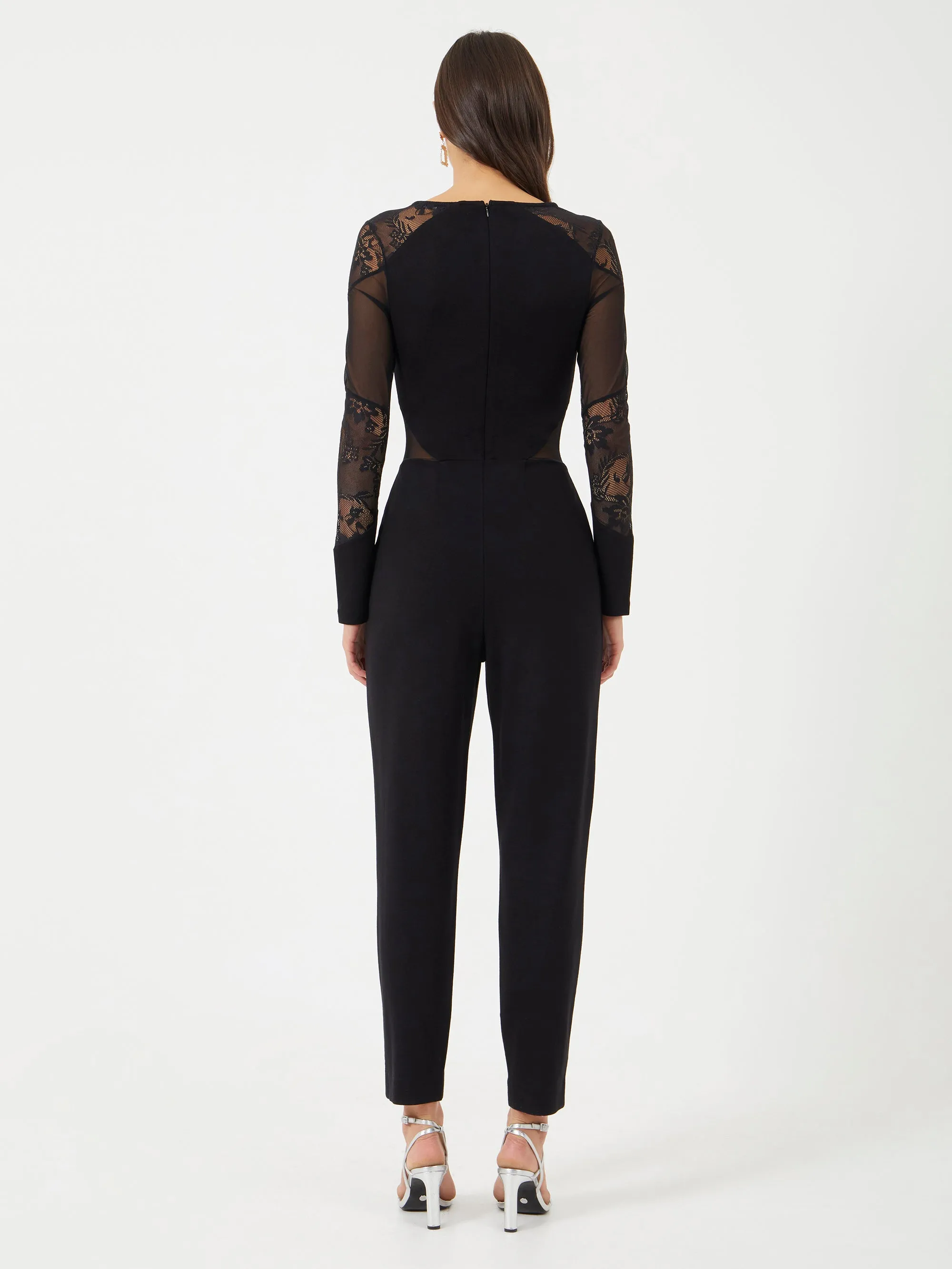 Vivien Panelled Long Sleeved Jumpsuit