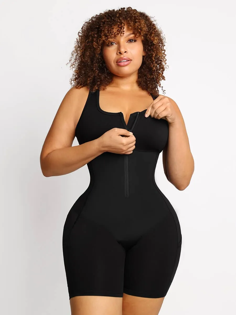 Wholesale Stretch Athletic Sauna Bodyshaper With Pockets