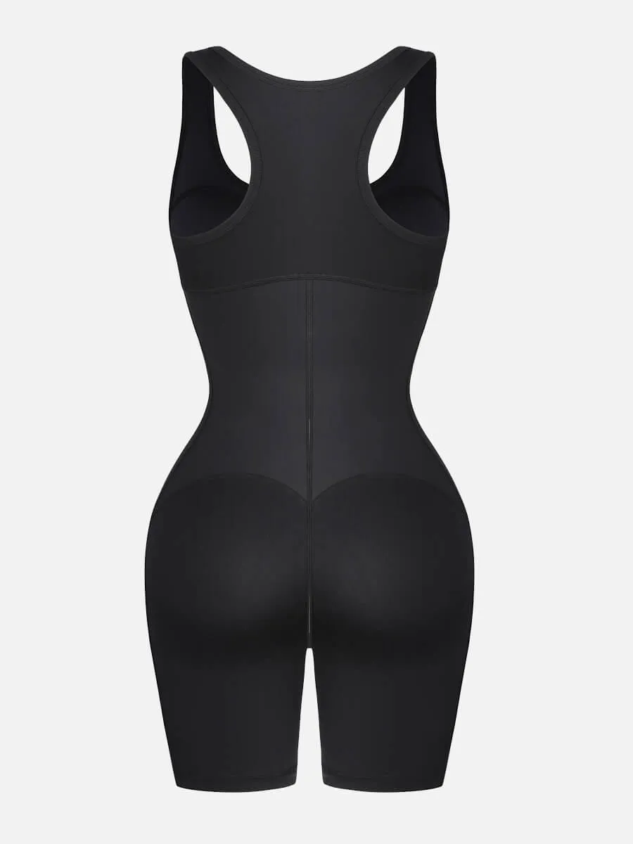 Wholesale Stretch Athletic Sauna Bodyshaper With Pockets