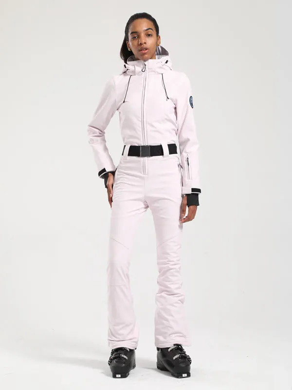 Women's Gsou Snow Classic Belted Flare One Piece Ski Suit