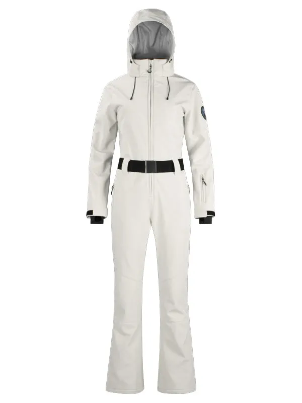 Women's Gsou Snow Classic Flare Belted Ski Suit