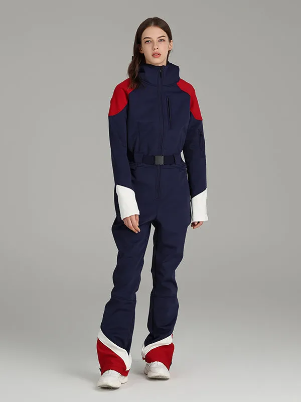 Women's Searipe Explore The North Block One Piece Ski Jumpsuit