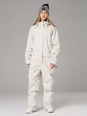 Women's Searipe One Piece Mountain Ski Suits Winter Jumpsuit Snowsuits